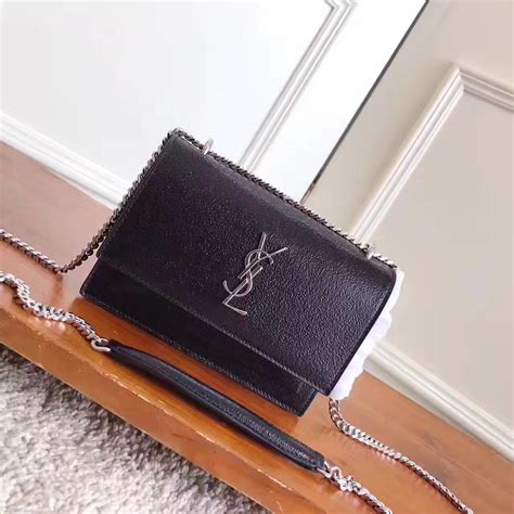 ysl suede clutch replica|ysl wallet on a chain.